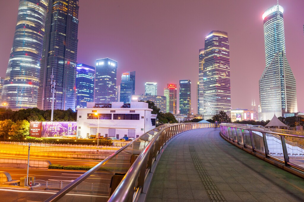 上海浦东嘴家嘴夜景