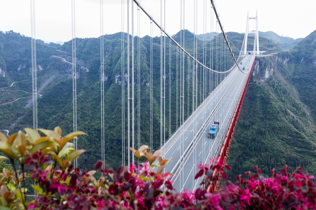 矮寨大桥,湖南吉首图片