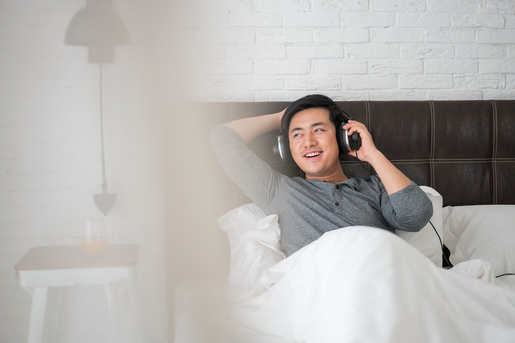 一个年轻男人的休闲生活