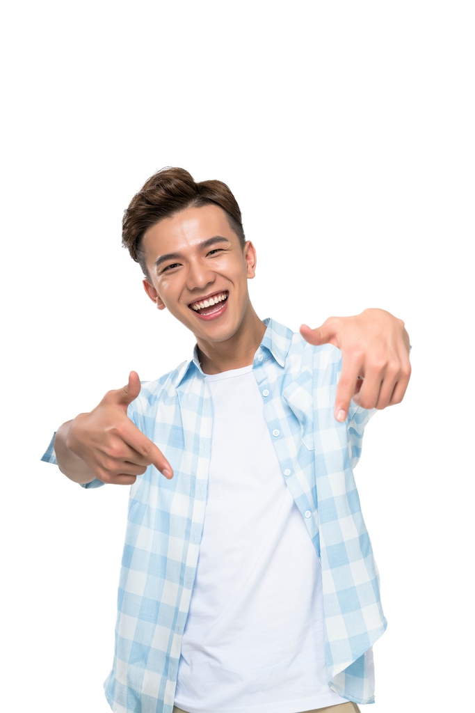 快乐的年轻男子图片