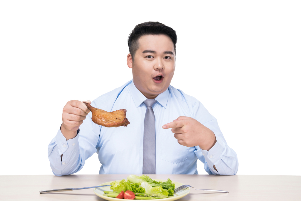 胖子在吃饭