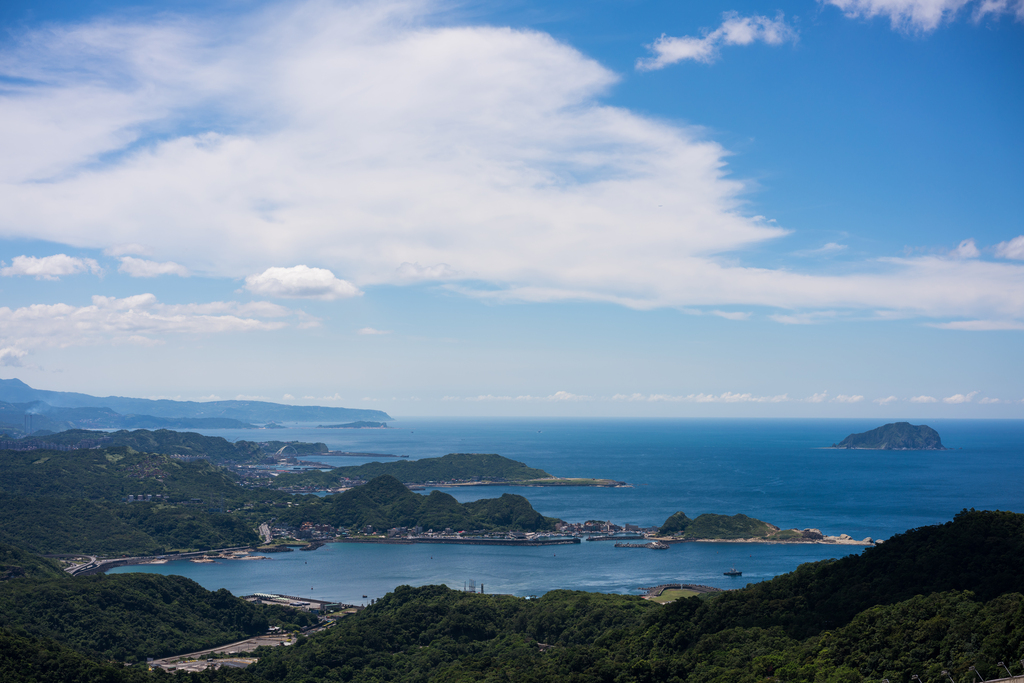 台湾新北市九份的海景图片