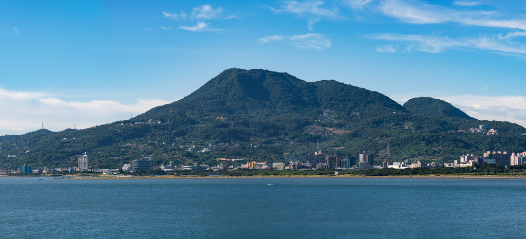 台湾新北市淡水观音山,