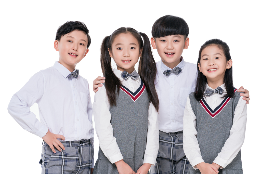 快乐的小学生图片