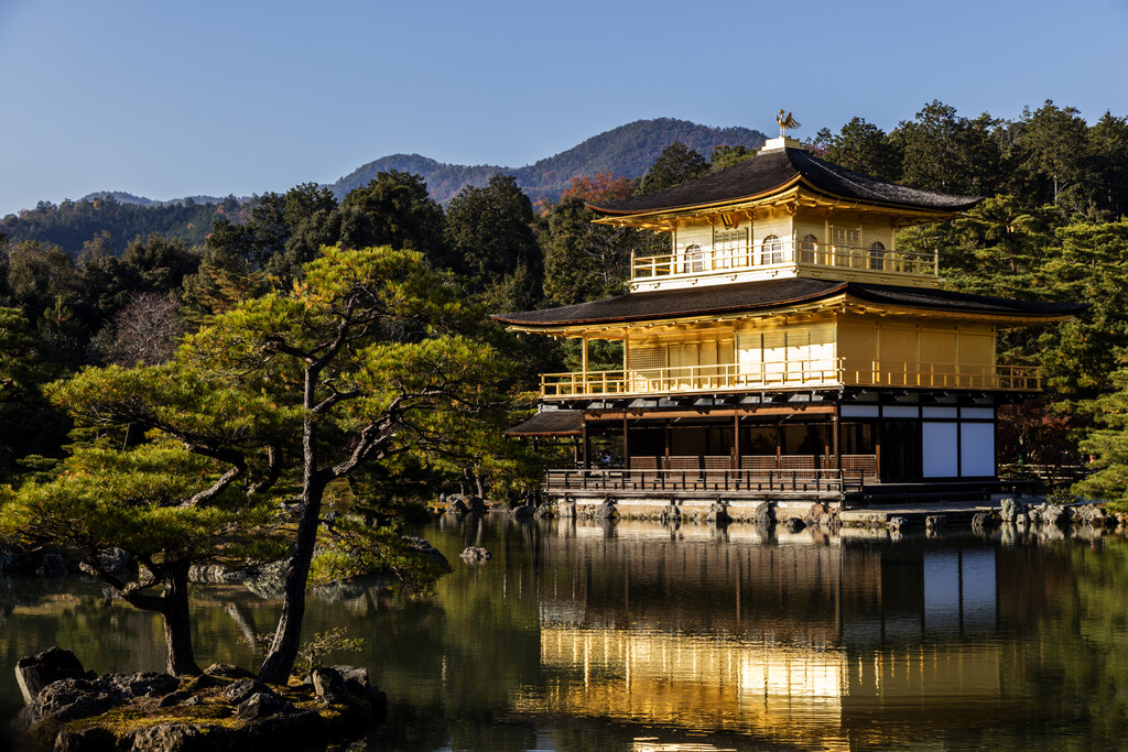 日本京都金阁寺图片