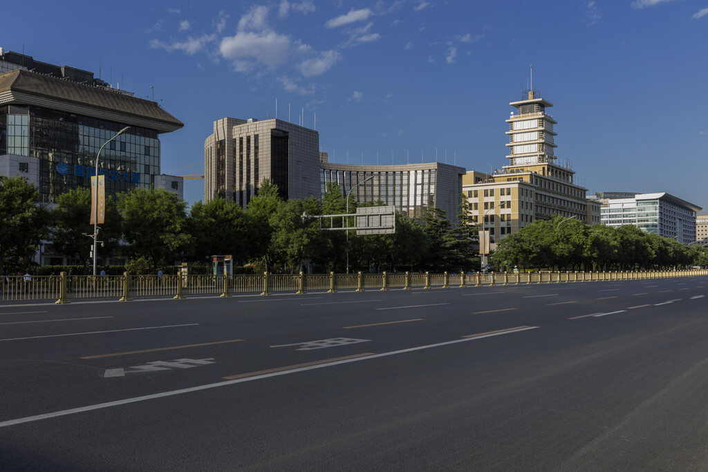 北京复兴门长安街图片