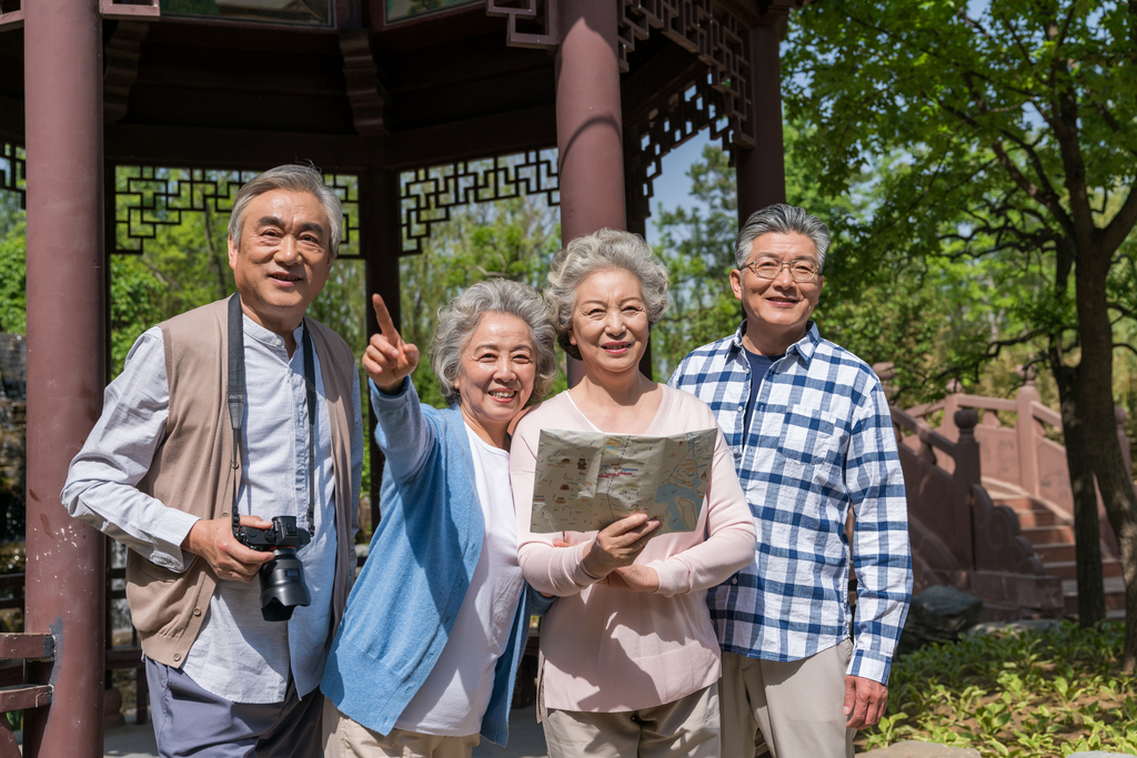 老年夫妻旅游