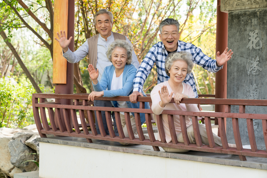 老年夫妻旅游图片