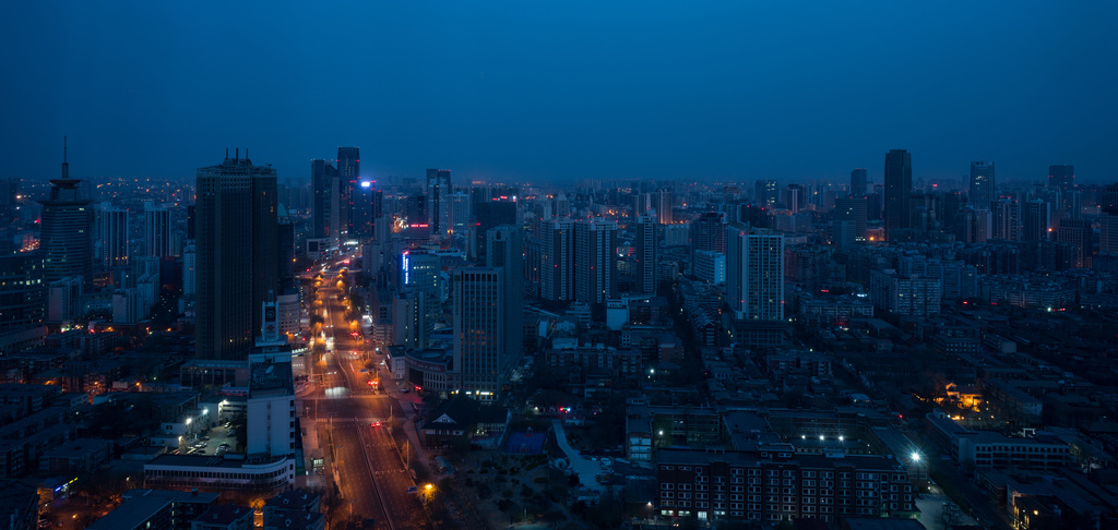 天津城市夜景图片