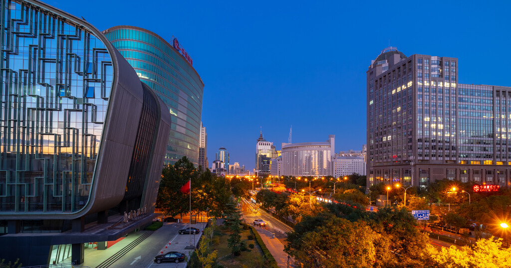 北京城市夜景