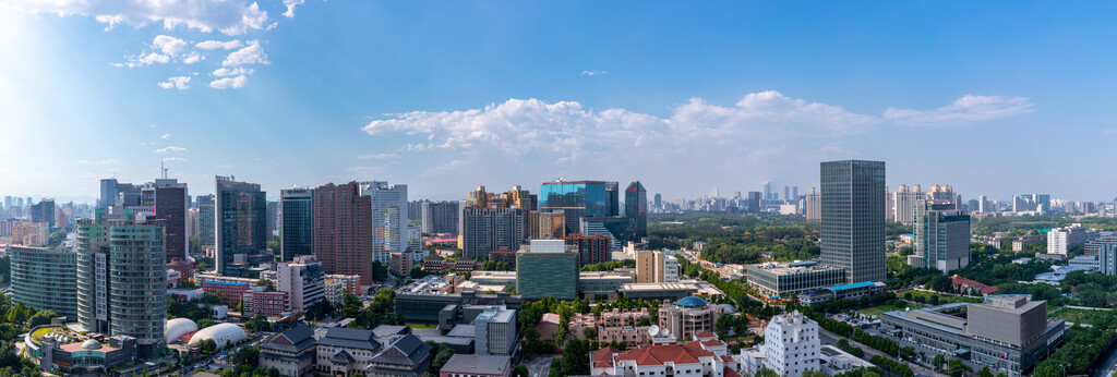 北京城市景观全景