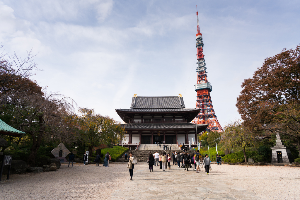 日本东京增上寺图片