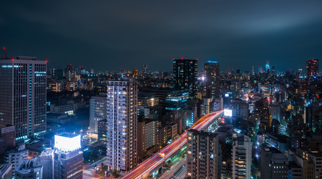 日本东京夜景图片