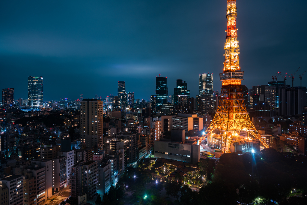 日本东京夜景图片