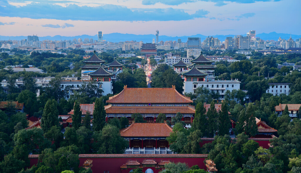 北京景山风光图片