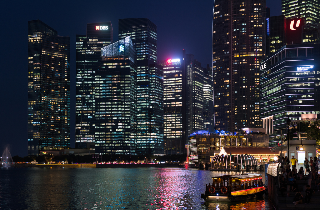 新加坡城市夜景