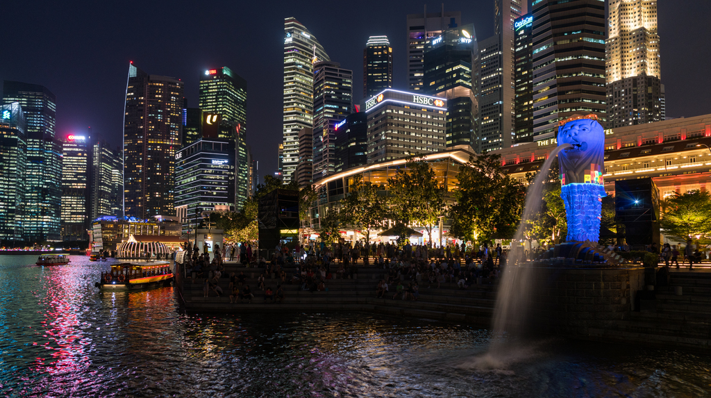 新加坡城市夜景