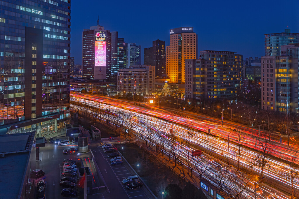 北京城市夜景