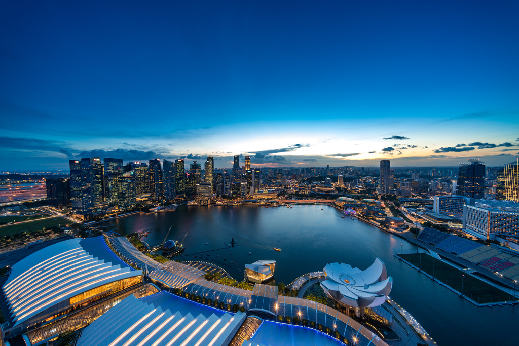 新加坡城市夜景