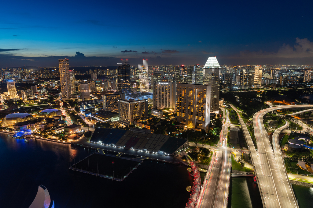 新加坡城市夜景