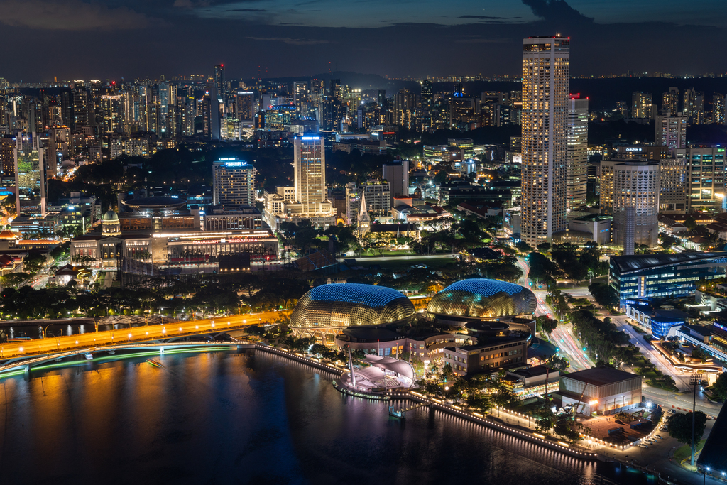 新加坡城市夜景