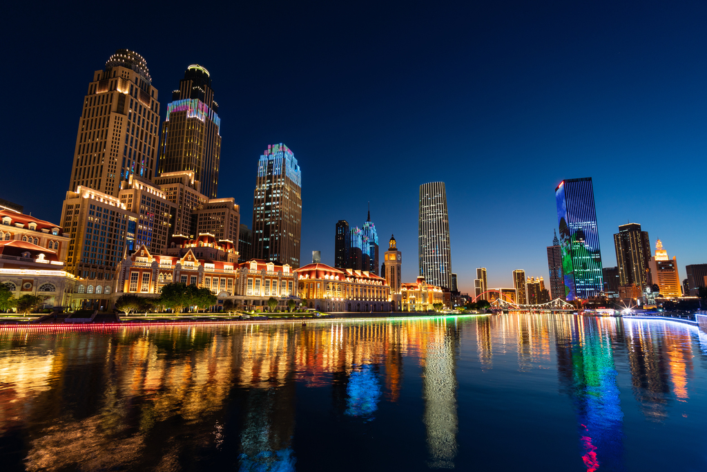 天津城市夜景