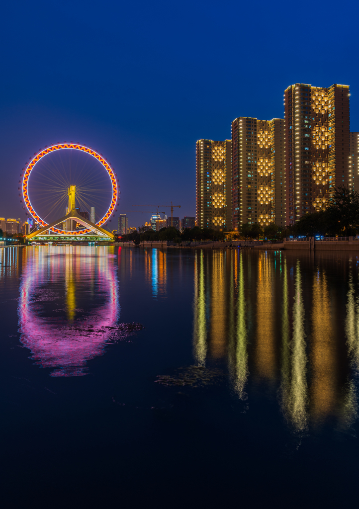 天津城市夜景图片