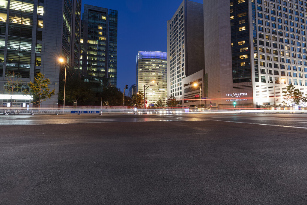 北京金融街夜景图片