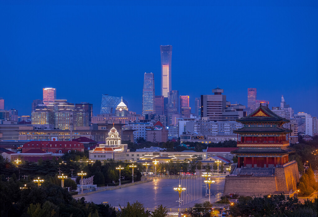 北京城市夜景