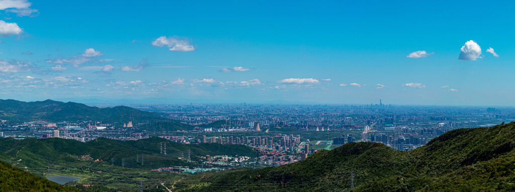 鸟瞰北京图片