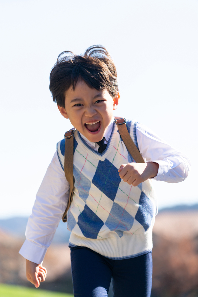 可爱的小学生