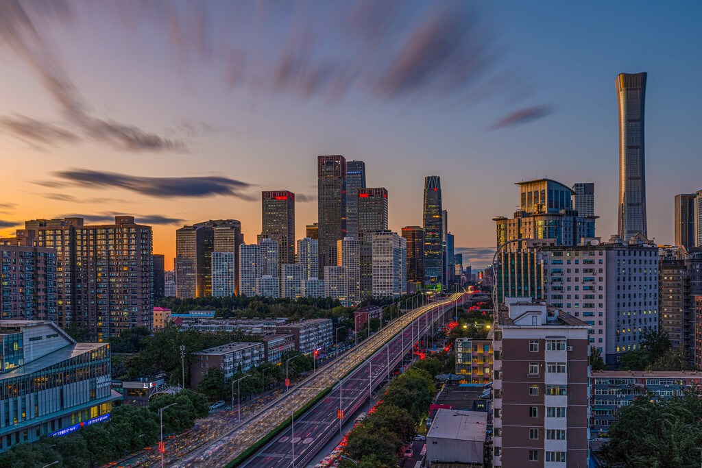 北京城市夜景