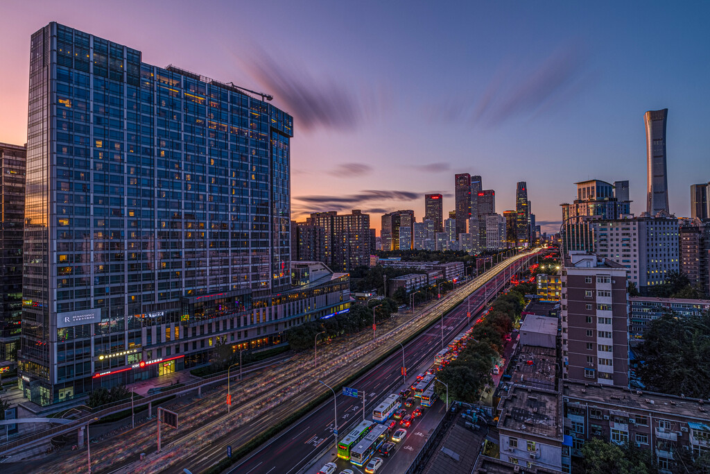 北京城市夜景