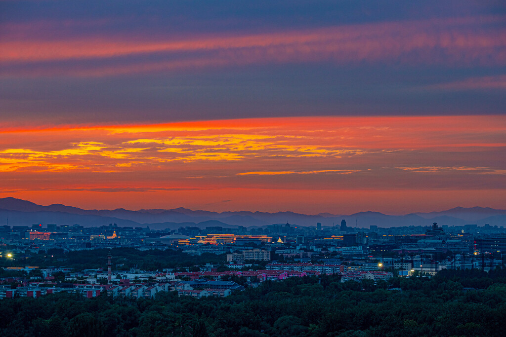 北京城市夜景