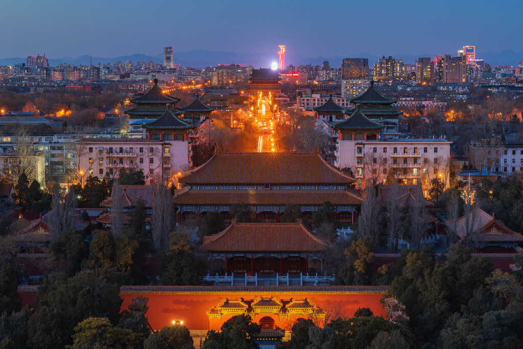 北京城市夜景