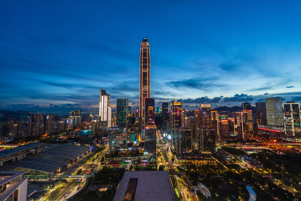 深圳城市夜景图片