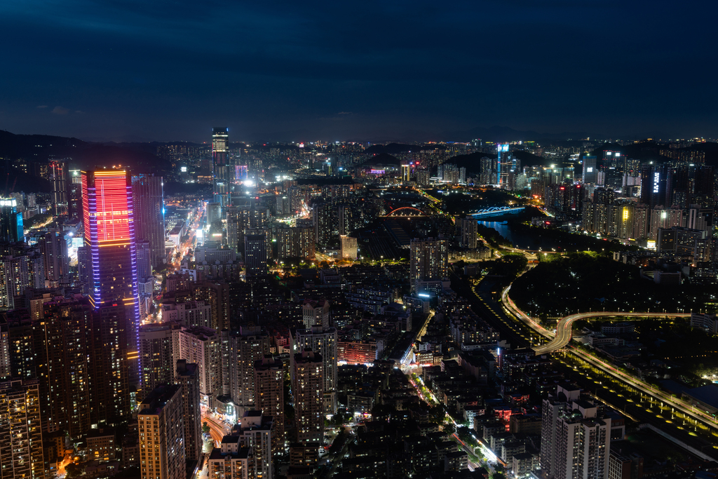 深圳城市夜景图片