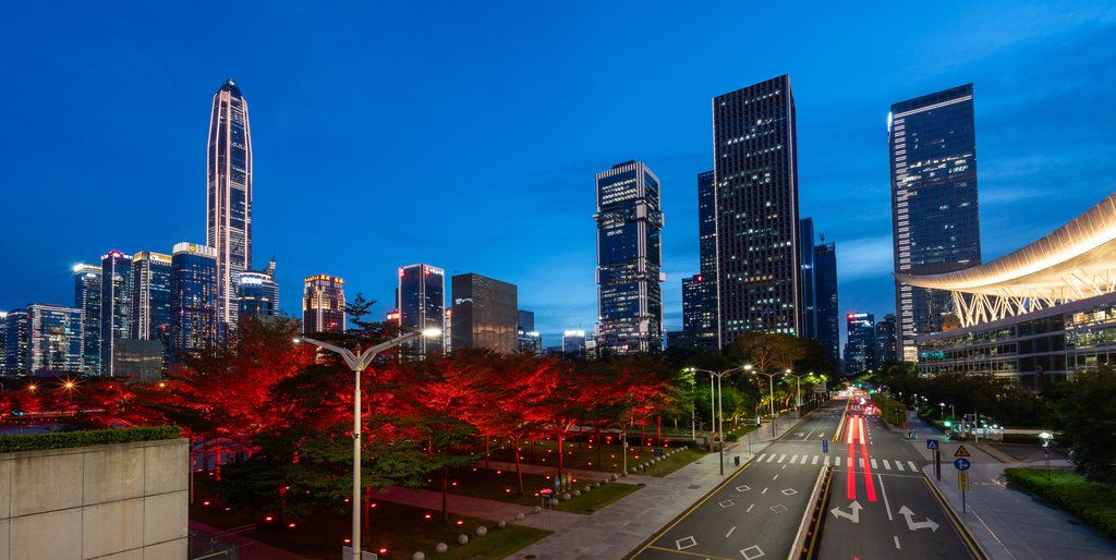 深圳城市夜景图片