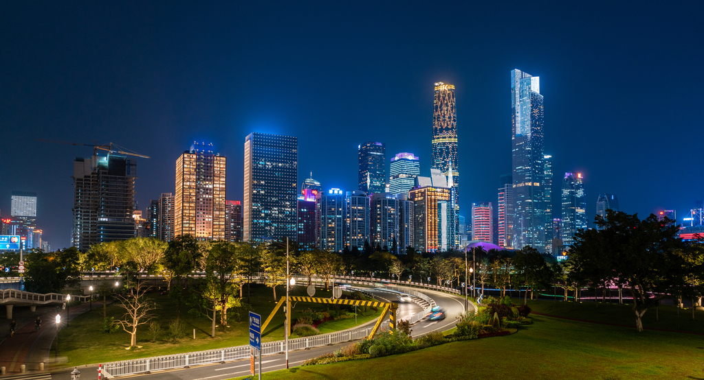 广州城市夜景图片