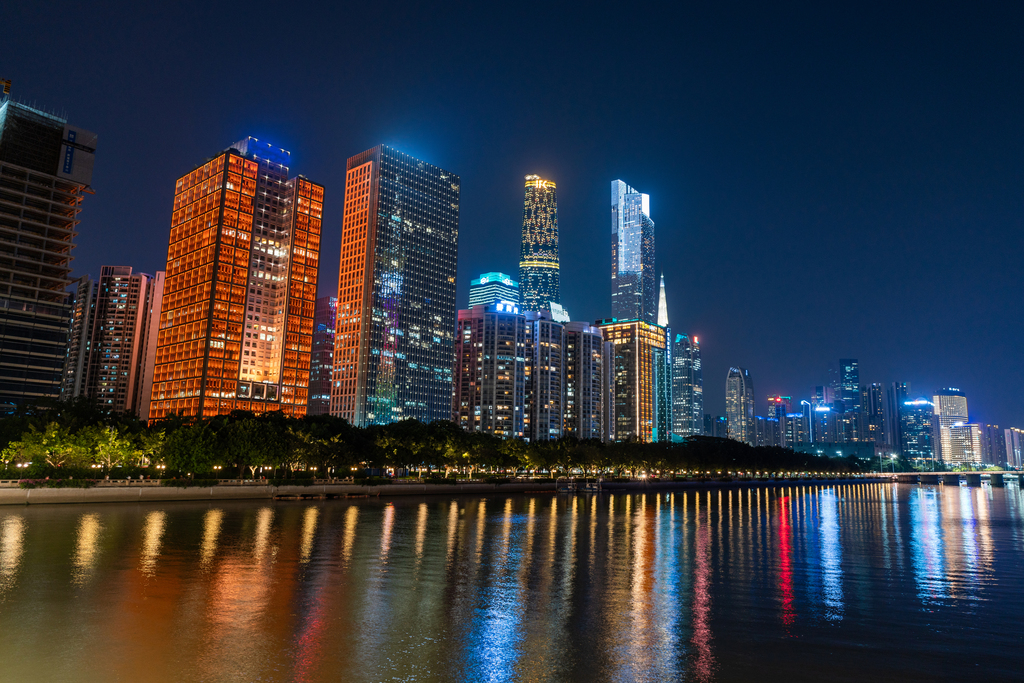 广州城市夜景图片