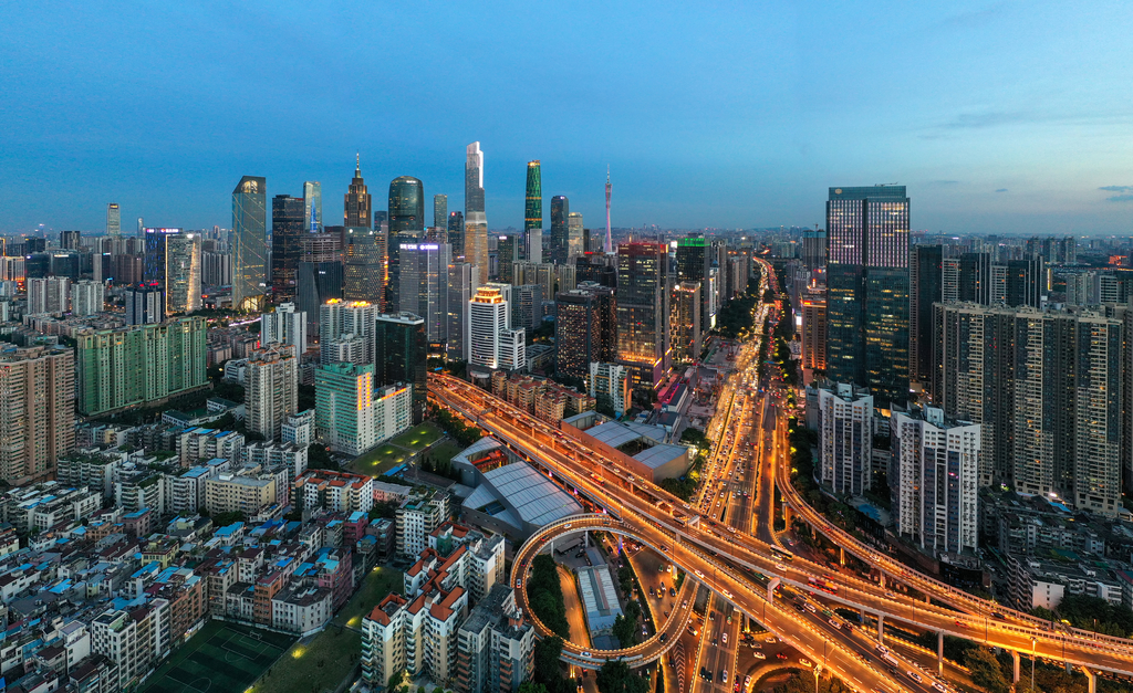 广州城市夜景图片