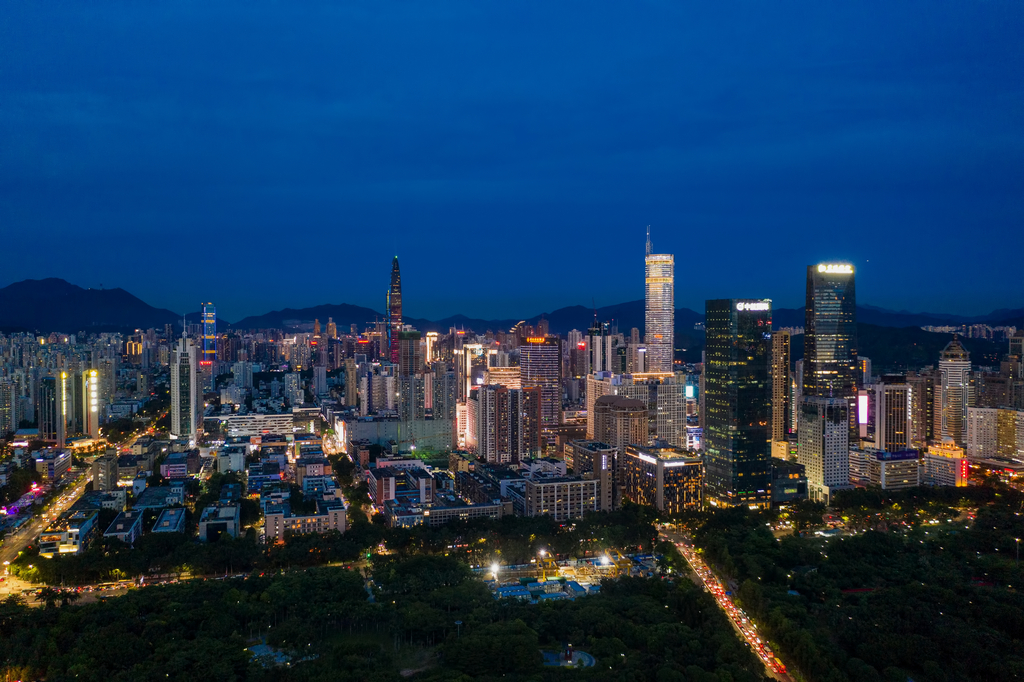 深圳城市夜景图片