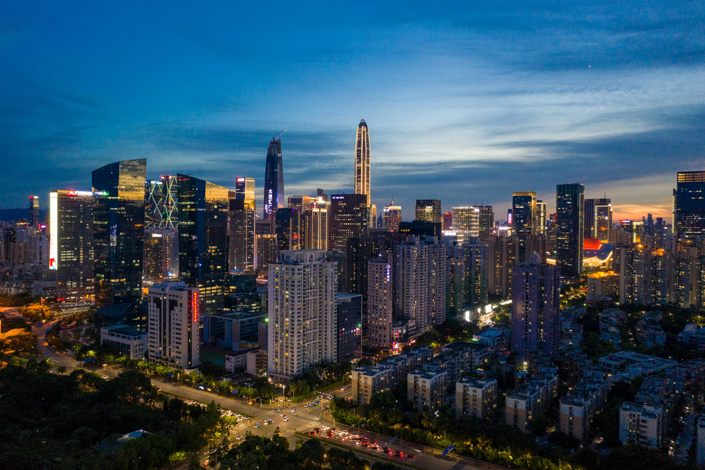 深圳城市夜景图片