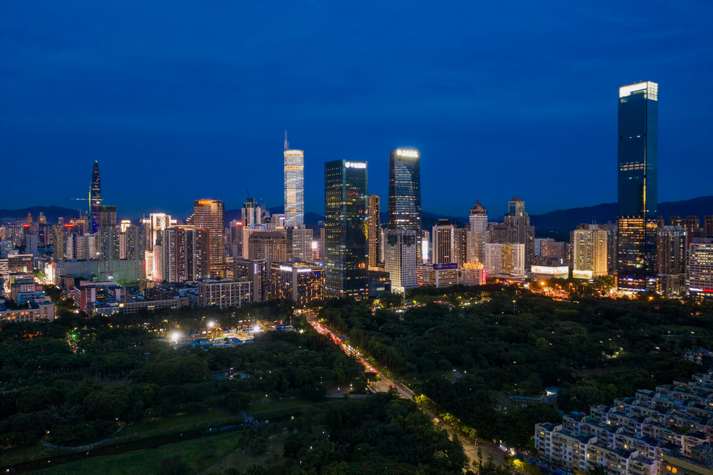 深圳城市夜景图片