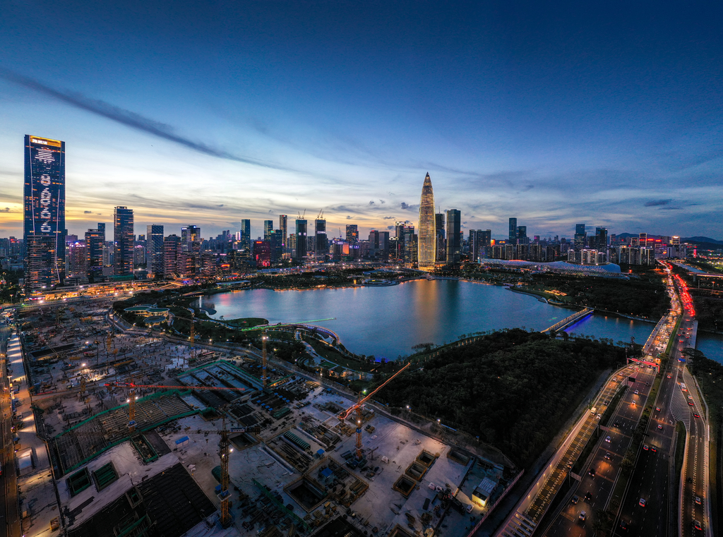 深圳城市夜景图片