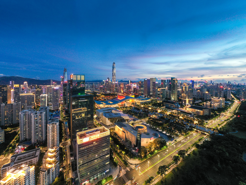 深圳城市夜景图片