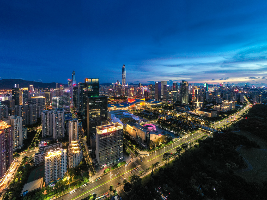 深圳城市夜景图片