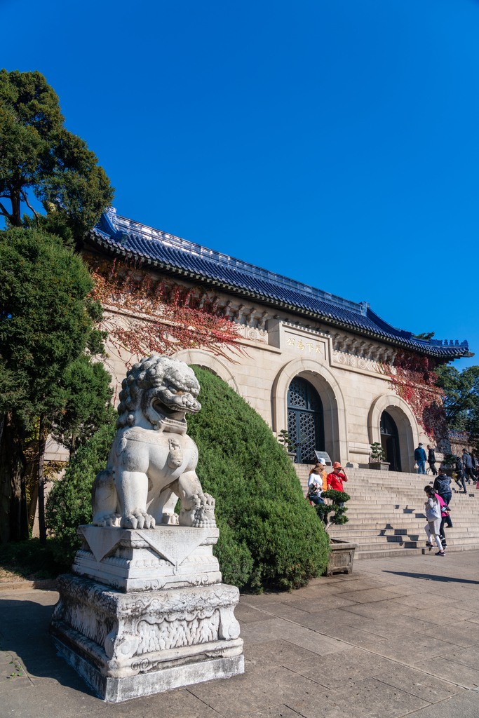 南京中山陵陵门图片