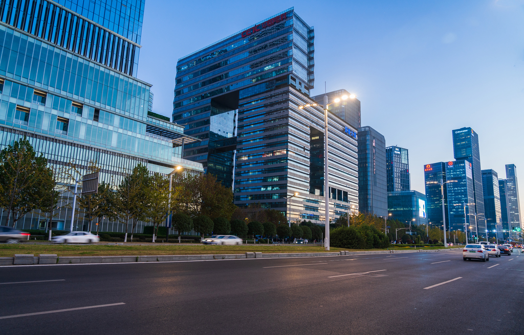 南京城市夜景图片