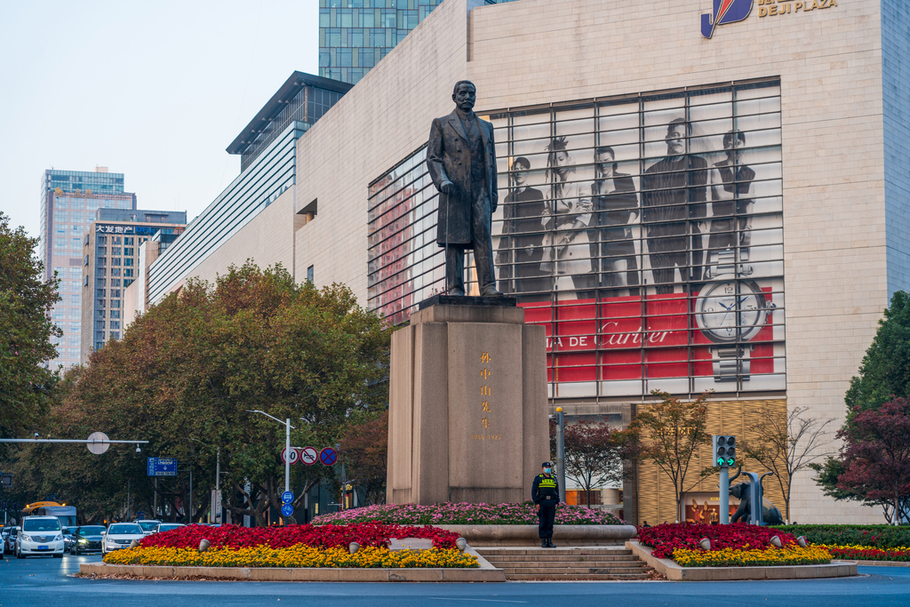 南京新街口街景图片